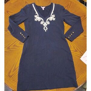 Women's Lilly Pulitzer Marina Embroidered Dress Size Large